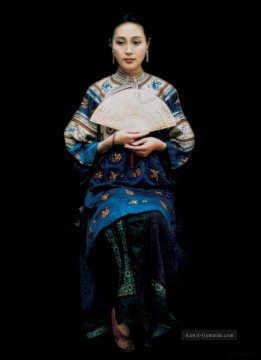 Chinesische Werke - Erinnerung an XunYang Chinese Chen Yifei Mädchen